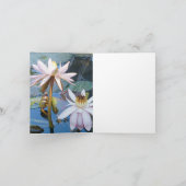 Wasserlilie Beauty Karte (Innenseite)