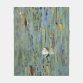 Wasserlilie Blume Wasserfarben Fleece Blanka (Vorderseite)