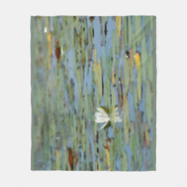 Wasserlilie Blume Wasserfarben Fleece Blanka