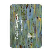 Wasserlilie Blume Wasserfarben Flexibles Magnet (Vertikal)