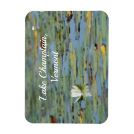 Wasserlilie Blume Wasserfarben Flexibles Magnet