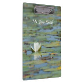 Wasserlilie Blume Wasserfarbene Zwischenablage Klemmbrett (Rechts)