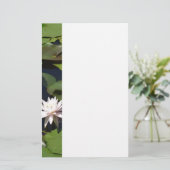 Wasserlilie Briefpapier (Stehend Vorderseite)