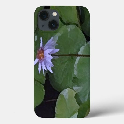 Wasserlilie Case-Mate iPhone Hülle (Rückseite)