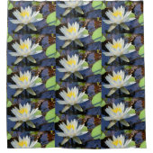 Wasserlilie Duschvorhang (Vorderseite)