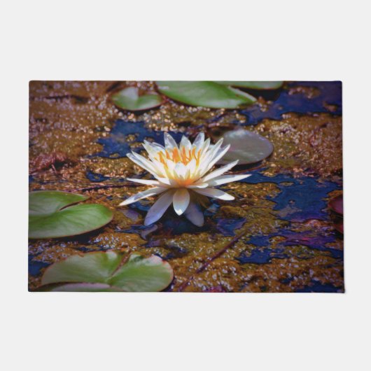 Wasserlilie Fußmatte (Vorderseite)