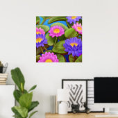 Wasserlilie Garden Poster (Heimbüro)