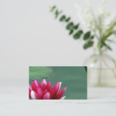 Wasserlilie-Geschäfts-Karten-Entwurf Visitenkarte (Stehend Vorderseite)