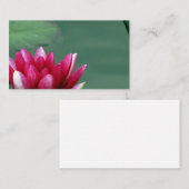 Wasserlilie-Geschäfts-Karten-Entwurf Visitenkarte (Vorne/Hinten)