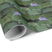 Wasserlilie Geschenkpapier (Rolleneckpunkt)