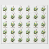 Wasserlilie Geschenkpapier (Flach)