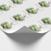 Wasserlilie Geschenkpapier (Ecke)