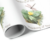 Wasserlilie Geschenkpapier (Rolleneckpunkt)