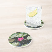 Wasserlilie Getränkeuntersetzer (Seite)