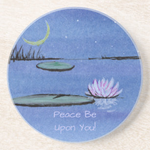 Wasserlilie Getränkeuntersetzer