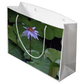 Wasserlilie Große Geschenktüte (Rückseite Schrägansicht)