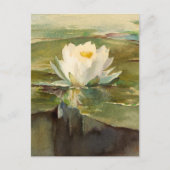 Wasserlilie im Sonnenlicht | John La Farge Postkarte (Vorderseite)