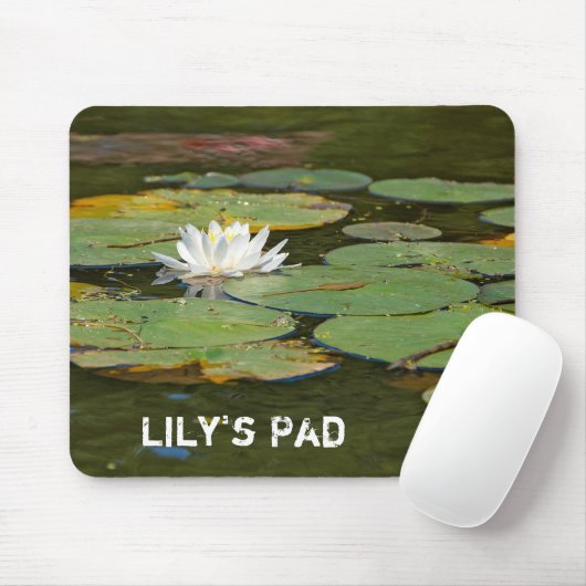 Wasserlilie im Teich Mousepad (Mit Mouse)