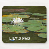 Wasserlilie im Teich Mousepad (Vorne)