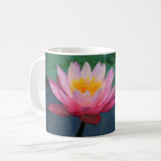 Wasserlilie Kaffeetasse (Vorderseite Links)