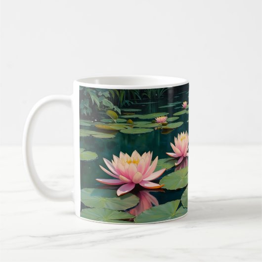 Wasserlilie Kaffeetasse (Links)
