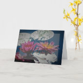 Wasserlilie Karte (Gelbe Blume)