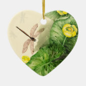 Wasserlilie Keramik Ornament (Vorne)