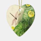 Wasserlilie Keramik Ornament (Links)