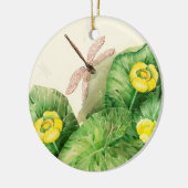 Wasserlilie Keramik Ornament (Links)