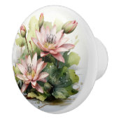 Wasserlilie Keramikknauf (Rechts)