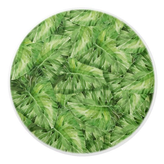 Wasserlilie Keramikknauf (Vorderseite)