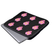 Wasserlilie Laptop-Sieb Laptopschutzhülle (Vorne Knopf)