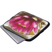Wasserlilie Laptopschutzhülle (Vorne Knopf)