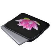 Wasserlilie Laptopschutzhülle (Vorne Knopf)