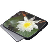 Wasserlilie Laptopschutzhülle (Vorne Knopf)