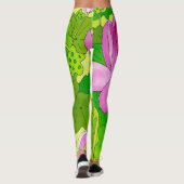 Wasserlilie Leggings (Rückseite)