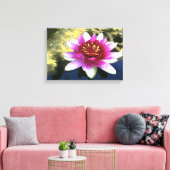 Wasserlilie Leinwanddruck (Insitu (Wohnzimmer))