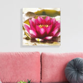 Wasserlilie Leinwanddruck (Insitu (Wohnzimmer))