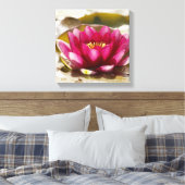 Wasserlilie Leinwanddruck (Insitu (Schlafzimmer))