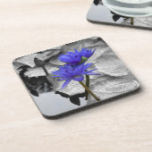 Wasserlilie Liebe Hard-Plaster-Untersetzer Untersetzer (Linke Seite)