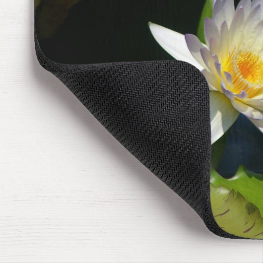 Wasserlilie Lippenstift Mouse Pad Mousepad (Ecke)