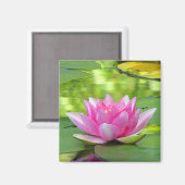 Wasserlilie Magnet (Vorderseite/Rückseite)