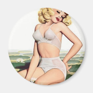 Wasserlilie Magnet