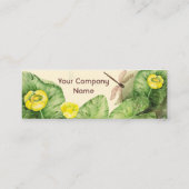 Wasserlilie Mini Visitenkarte (Rückseite)