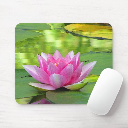 Wasserlilie Mousepad (Mit Mouse)