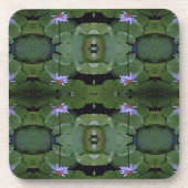 Wasserlilie Muster Getränkeuntersetzer (Vorderseite)