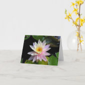 Wasserlilie Notecard Karte (Gelbe Blume)