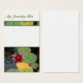 Wasserlilie Ohrkarten (Vorne & Hinten)