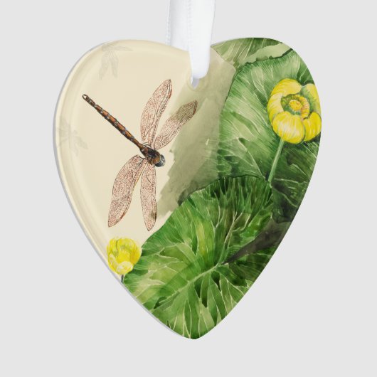 Wasserlilie Ornament (Vorderseite)