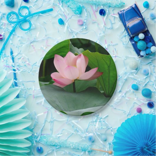 Wasserlilie Pink Pappteller (Party)